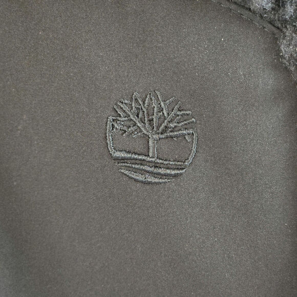 Timberland NWT Fleece Sherpa high neck full zip jacket Medium black - Picture 7 of 17